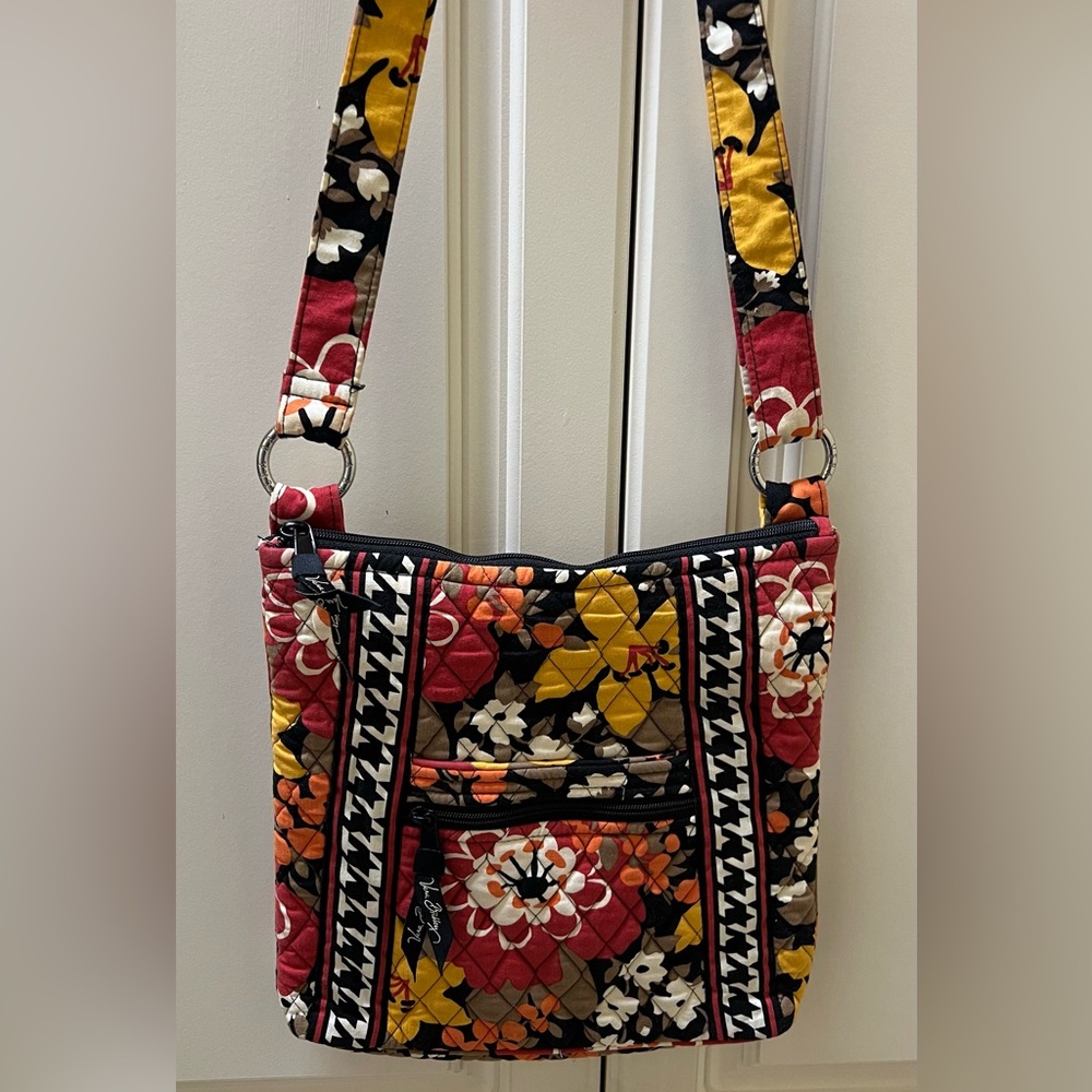 Vera Bradley crossbody bag in the "Bittersweet" pattern.